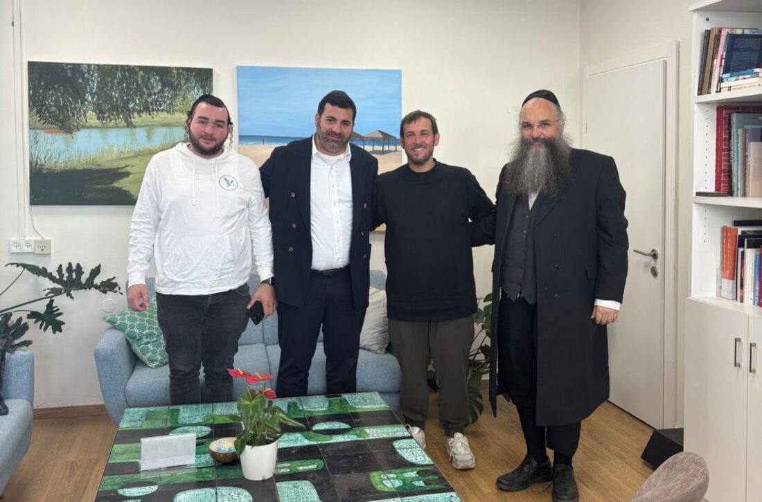 הנהלת ארגון זק״א בפגישת עבודה וסקירה בלשכת מ״מ וסגן ראש עיריית תל אביב