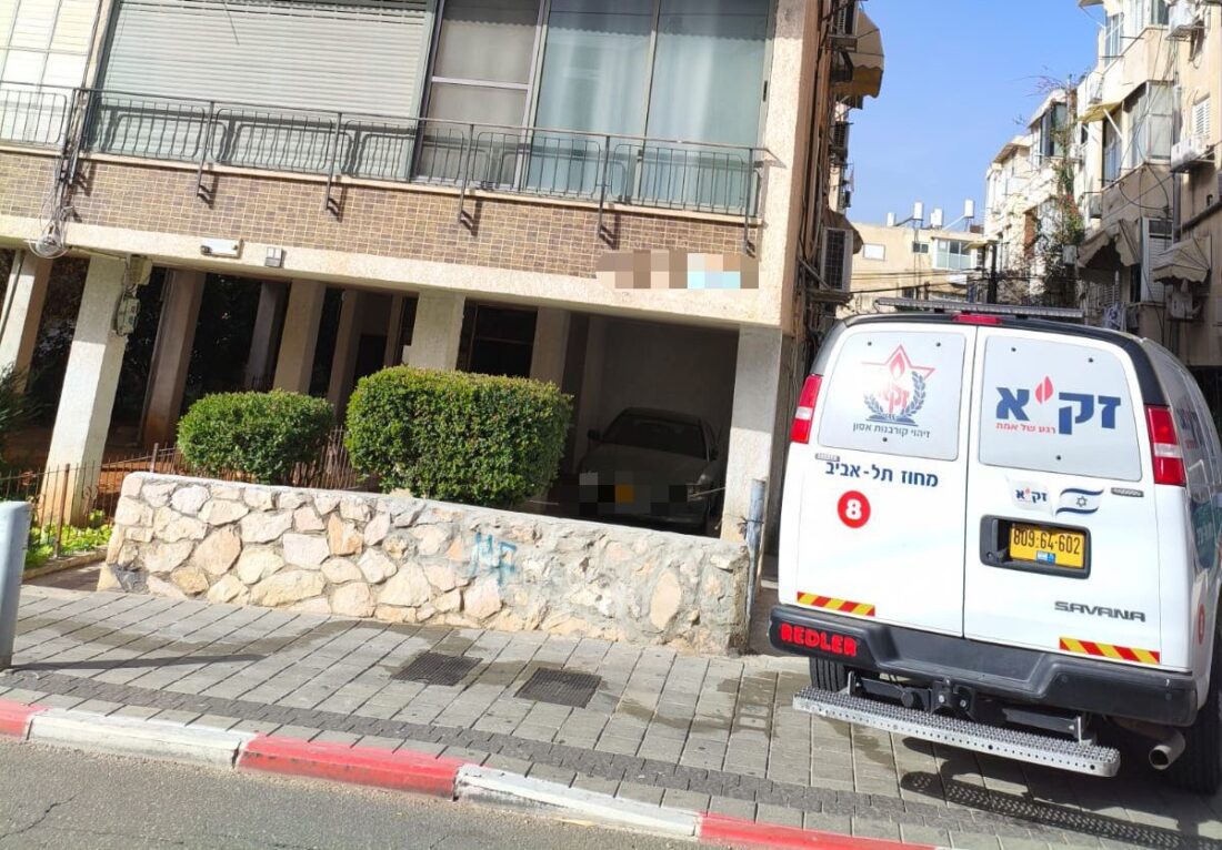 אמבולנס של ארגון זק"א בקריאה