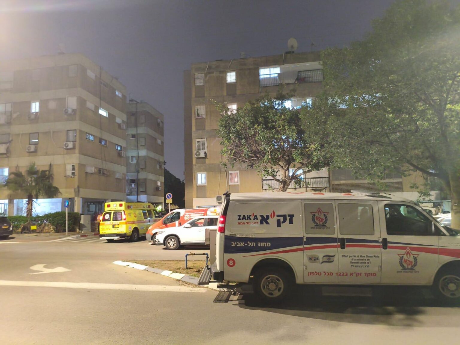 אמבולנס ארגון זקא בשטח