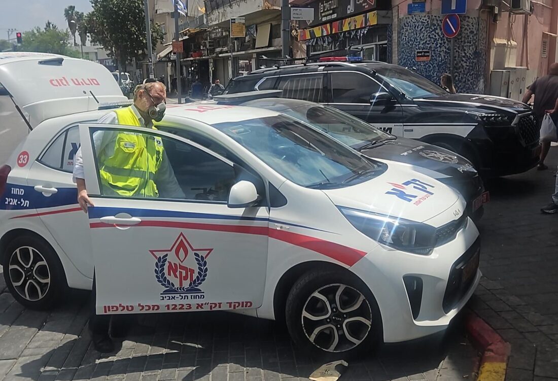 מתנדבי זק״א בזירה