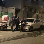 אופנוע ארגון זק״א בזירה בתל אביב