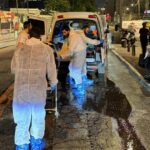 מתנדבי ארגון זק״א בזירת מוות בריקבון