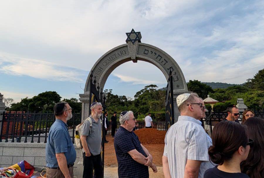 בית העלמין היהודי שנחנך בטייוואן. צילום: זק״א