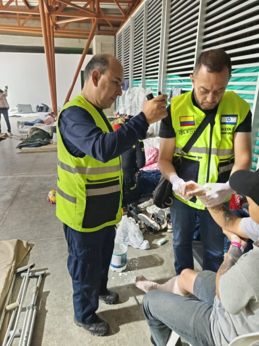 משלחת זק"א באסון רעידת האדמה בקולומביה. צילום: זק"א