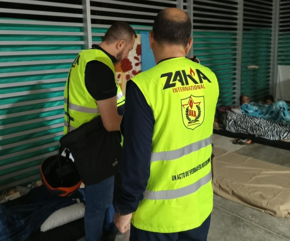משלחת זק"א באסון רעידת האדמה בקולומביה. צילום: זק"א