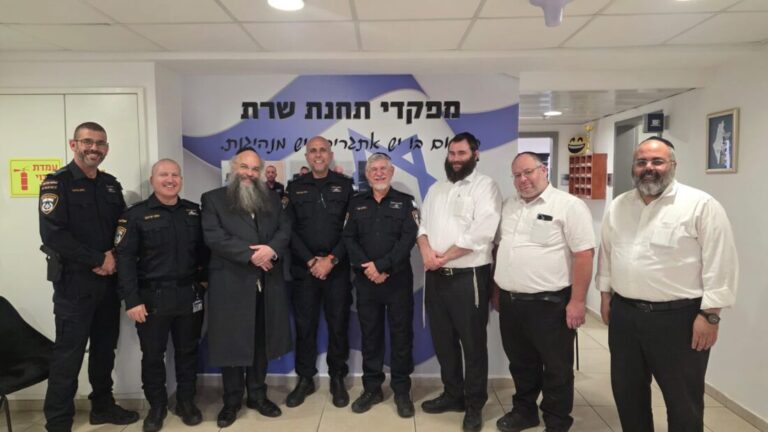 הנהלת זק״א במפגש עבודה עם פיקוד תחנת משטרת שרת בתל אביב