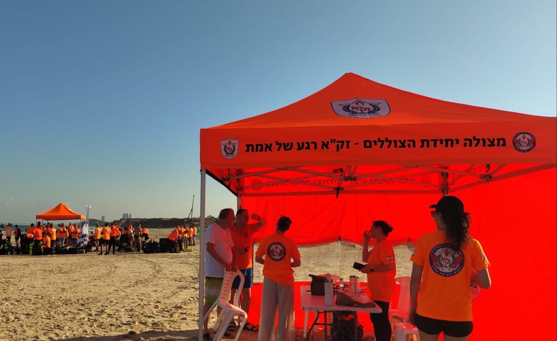 תרגיל חירום ביחידת הצוללים של זק״א. צילום: דוברות זק״א
