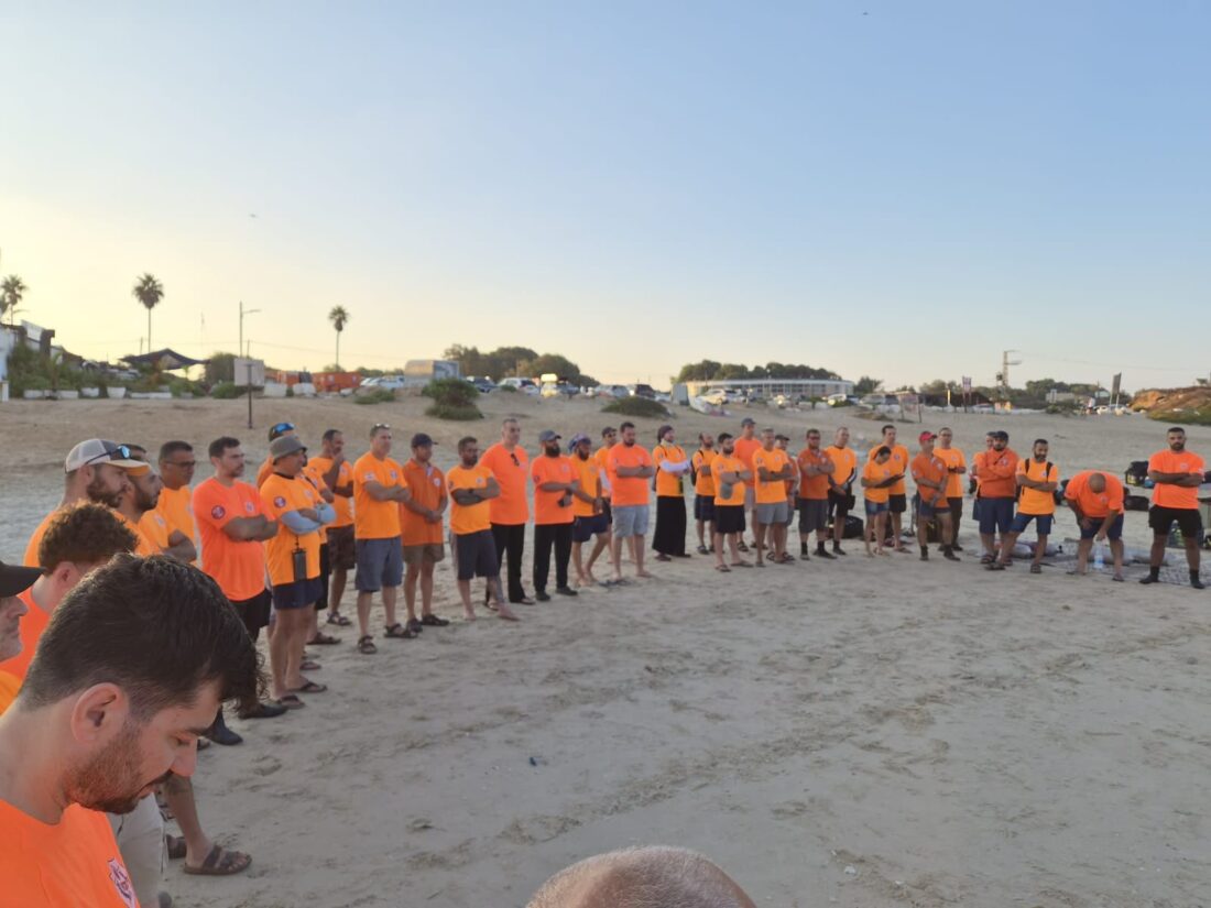 תרגיל חירום ביחידת הצוללים של זק״א. צילום: דוברות זק״א